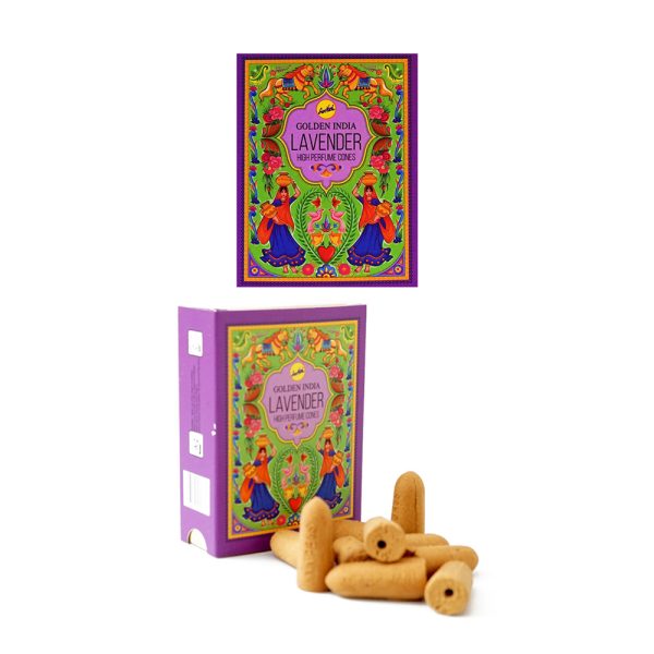 Meshuchi Lavanta Aromalı Ters Akış - Şelale Tütsü 10'lu Paket